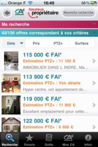 application Heureux Propriétaires